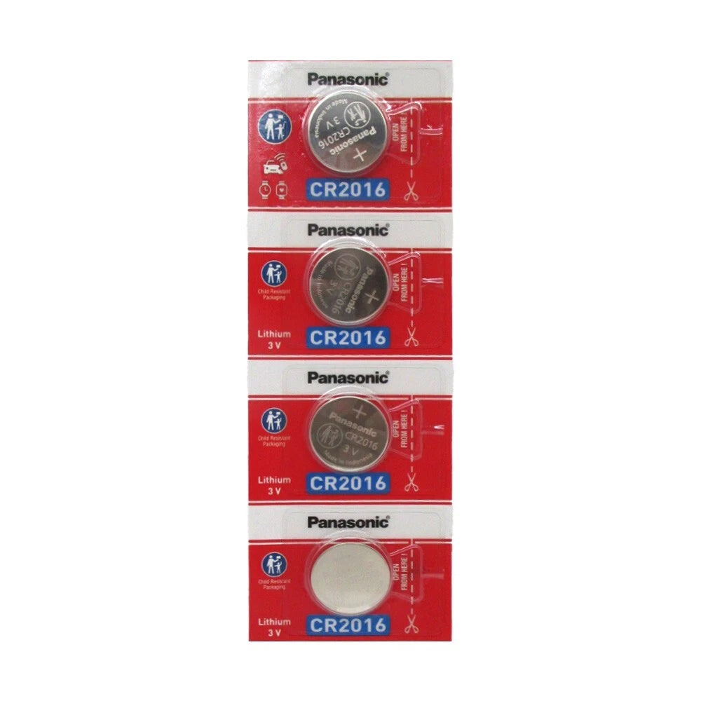 4 Pcs Super Fresh Panasonic Lithium ECR2016 CR2016 CR 2016 3V Batteries