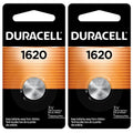 2 1620 Duracell Coin Cell Batteries - Lithium 3V - ( CR1620, ECR1620, DL1620 )