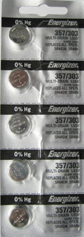 10 Energizer Silver Oxide SR44SW SR44W SR44 1.55V Battery