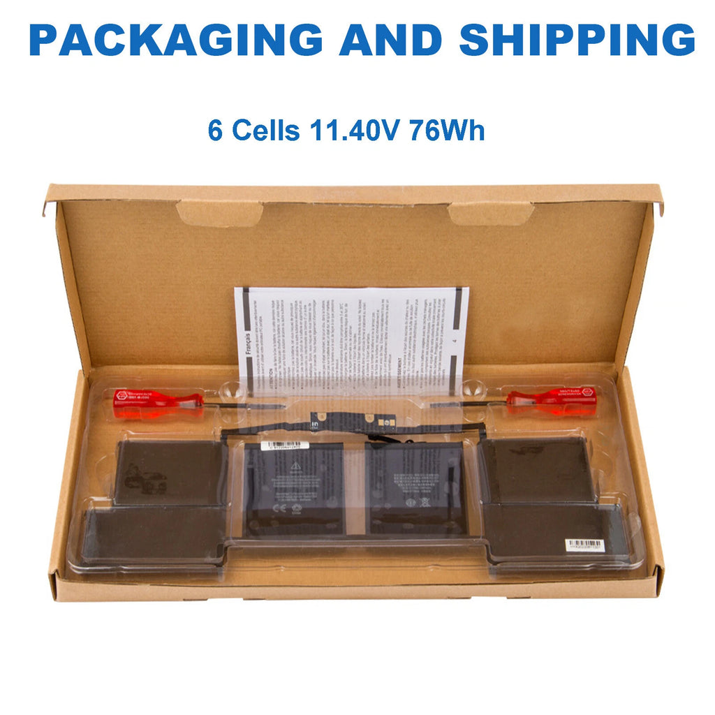 ??LOT A1820 A1707 Battery For Apple MacBook Pro 15'' Late 2016 Mid 2017 EMC 3072
