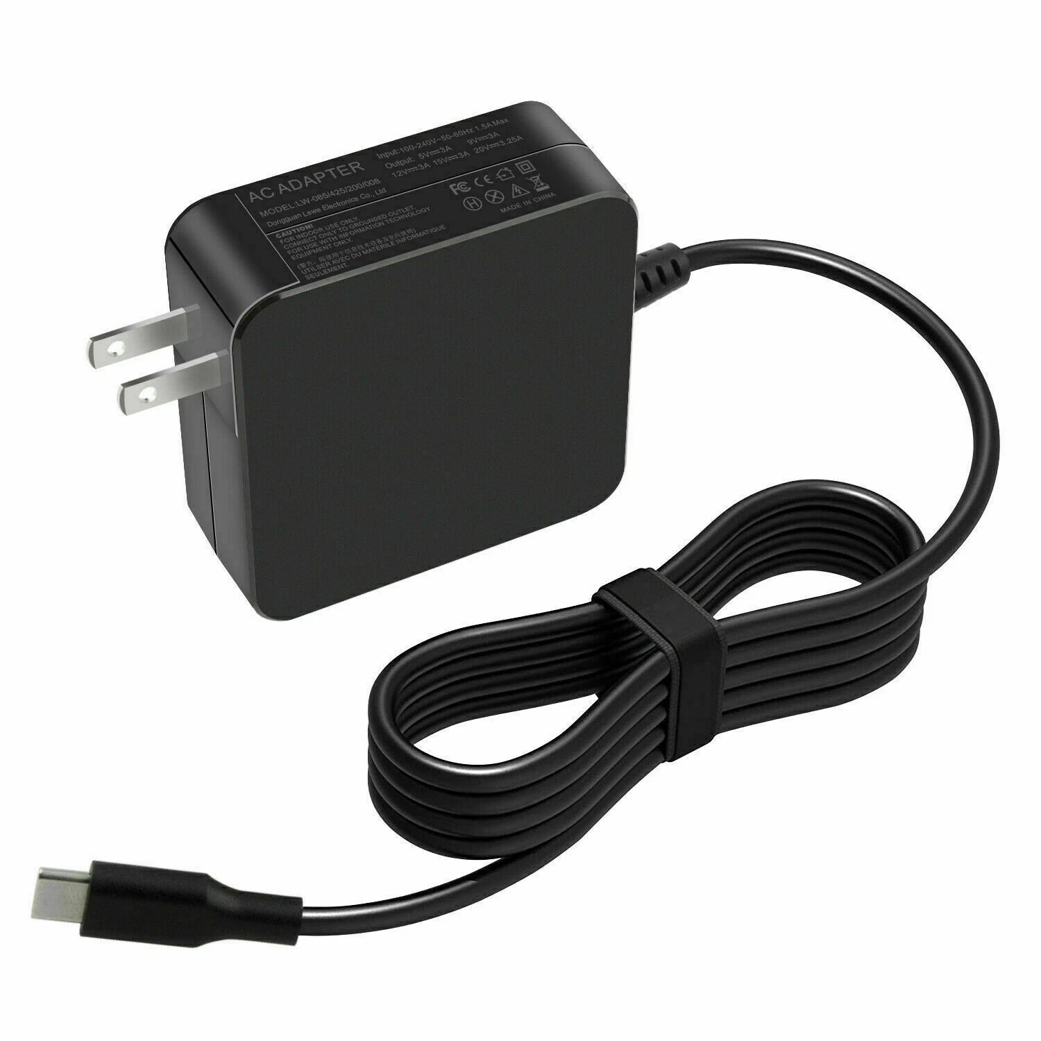 USB C Adapter Charger for Dell Latitude 12 13 5179 5285 5289 5295 7370 7390 2in1