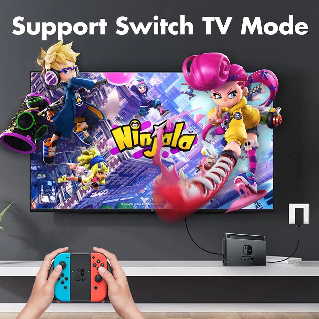 PWR For Nintendo Switch AC Power Supply Adapter Home Wall Travel Charger Cable