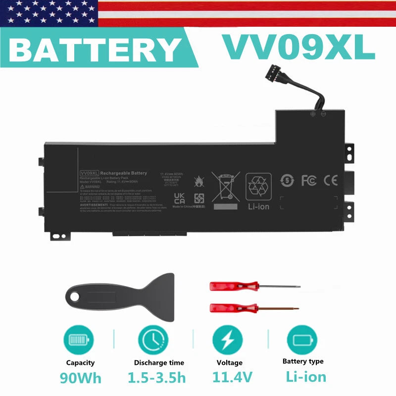 VV09XL Battery for HP ZBook 15 G3 G4 Series 808452-001 808452-002 HSTNN-DB7D