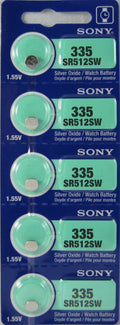 5 NEW SONY 335 SR512SW SR512W WATCH BATTERIES