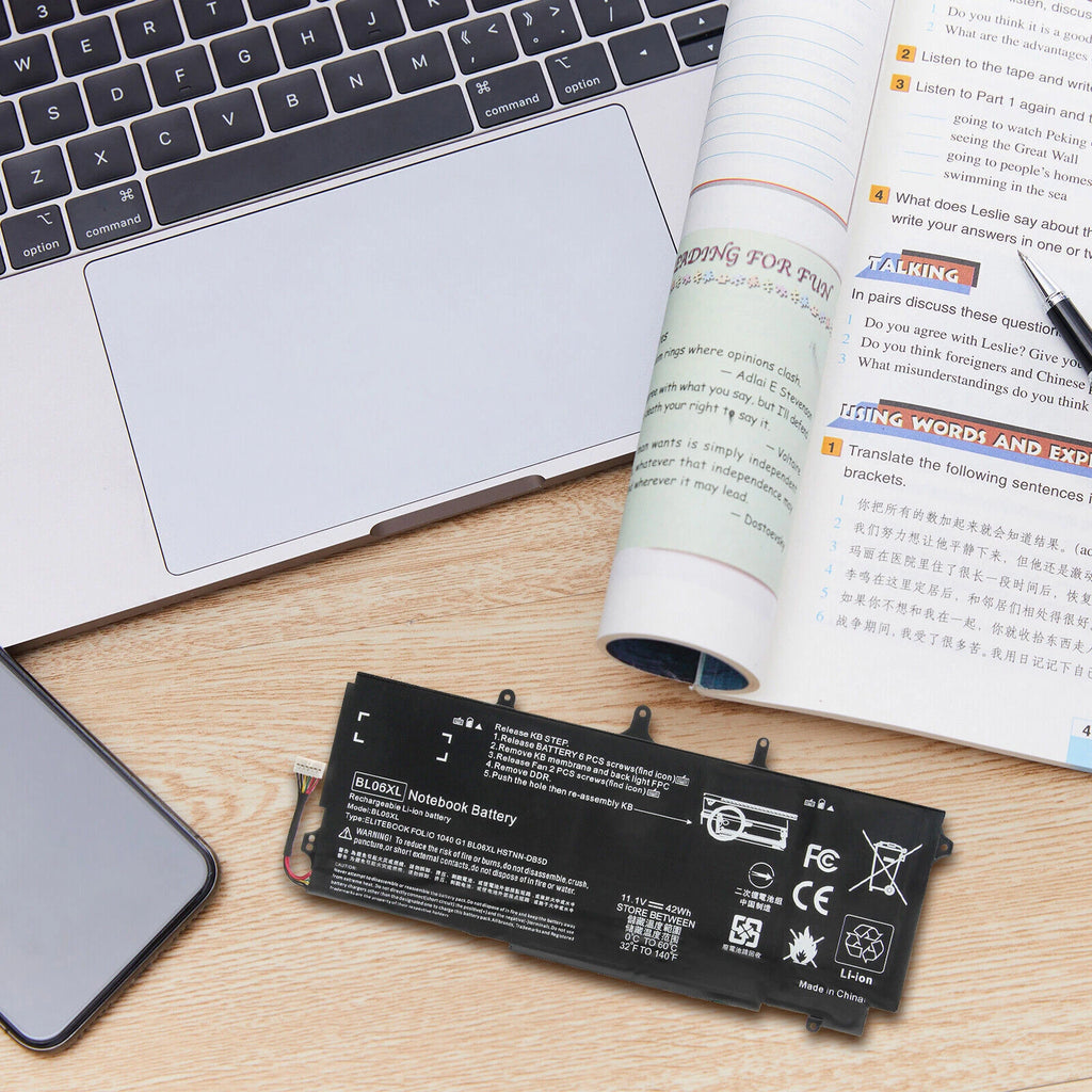 BL06XL Battery For HP EliteBook Folio 1040 G1 G2 722297-001 HSTNN-W02C