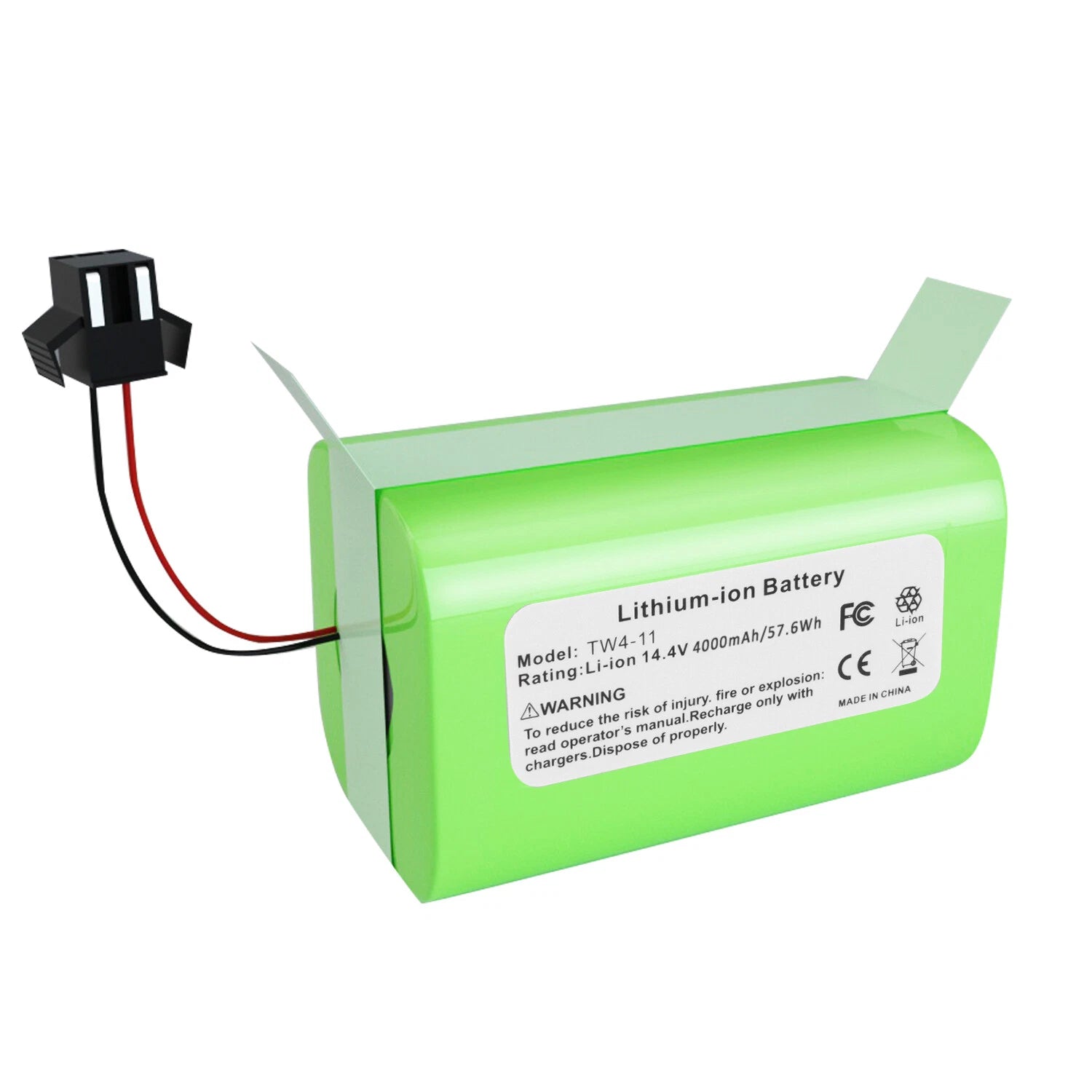 4000mAh Li-Ion Replacement Battery For Eufy 14.4V RoboVac 11 11+ 11S 11C 15C 25C