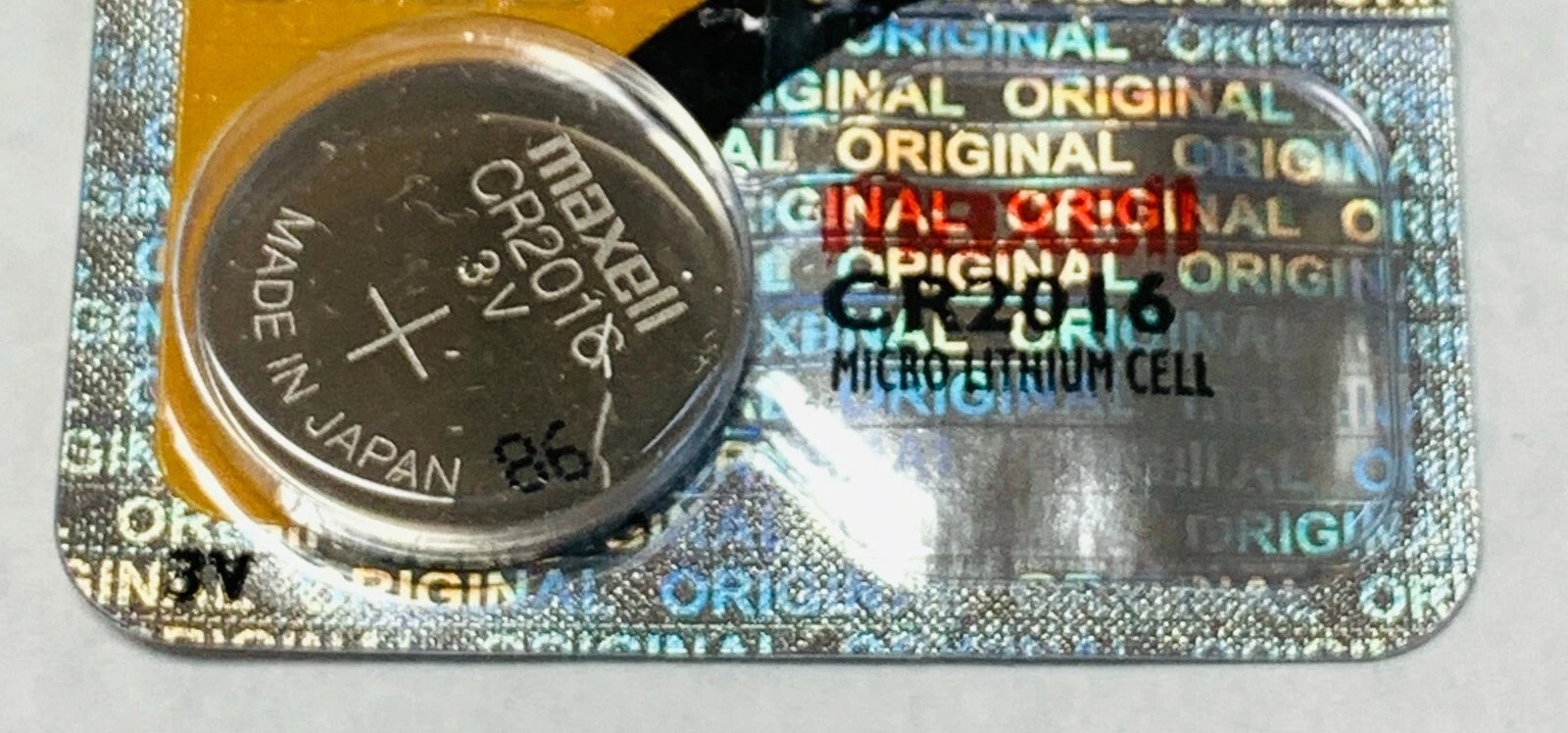 Lot 1 x Genuine Maxell CR2016 CR 20216 3V LITHIUM BATTERY Made in Japan BR2016