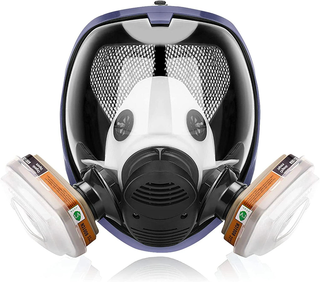 17 in 1 Full Face Gas Mask Painting Spraying Respirator Facepiece For 6800 Large
