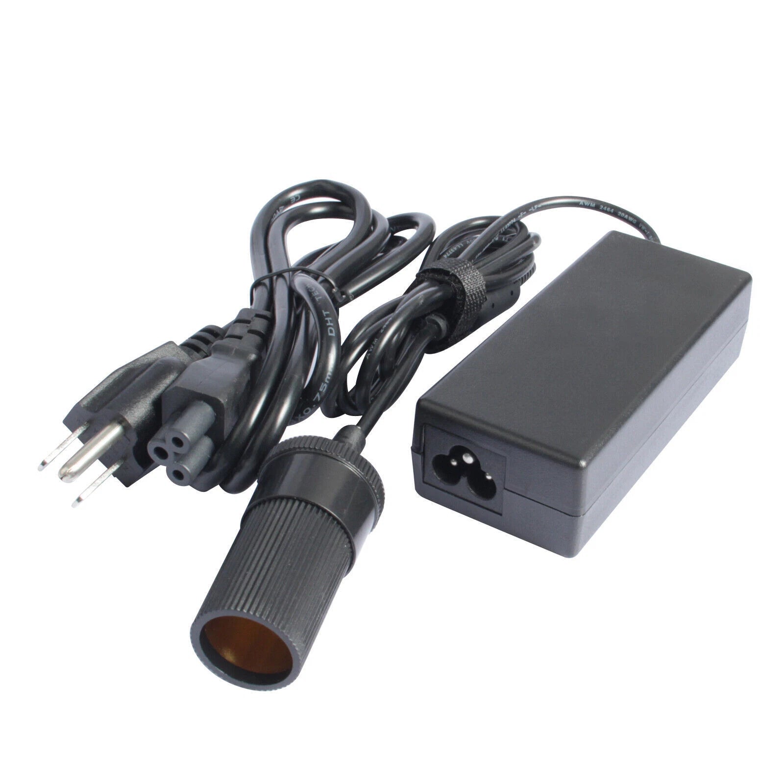 AC To DC Converter 110V To 12V 5A 60W Car Cigarette Lighter Socket Power Adapter
