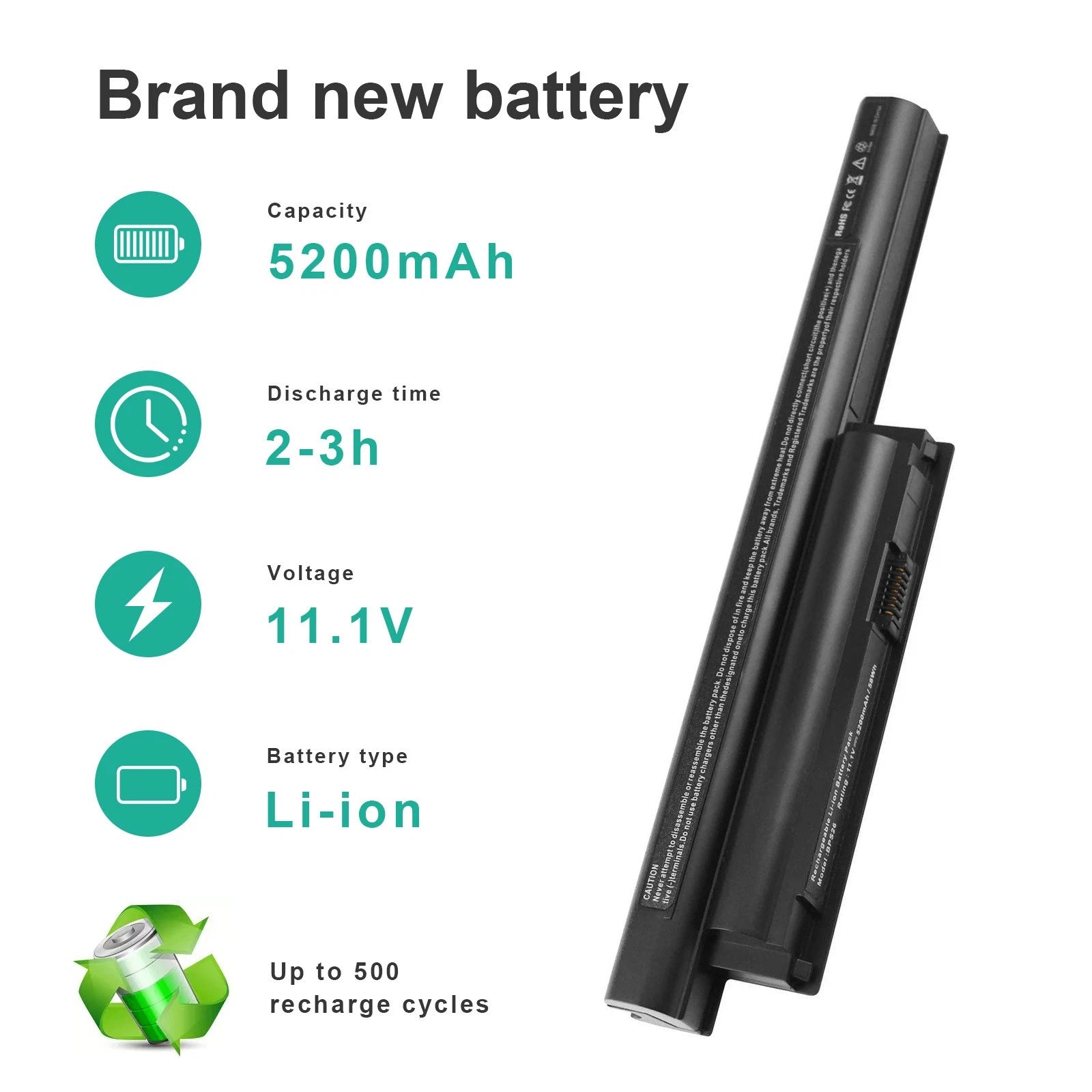 BPS26 Battery for Sony VAIO VGP-BPS26 VGP-BPS26A VGP-BPL26 VPC-EH VPC-CA PC Fast