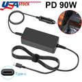 90W USB-C/Type-C CAR Power Adapter Laptop Charger For Macbook Dell Lenovo HP