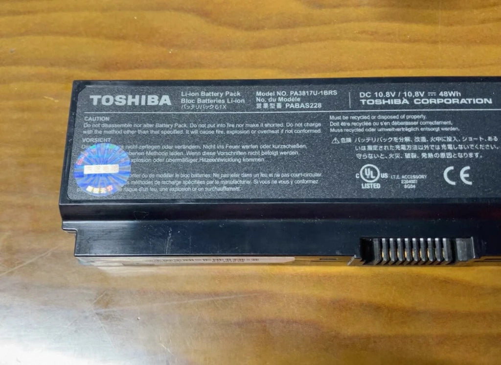 Genuine OEM PA3817U-1BRS Battery for Toshiba Satellite L745 L750 L755 L755D 48Wh