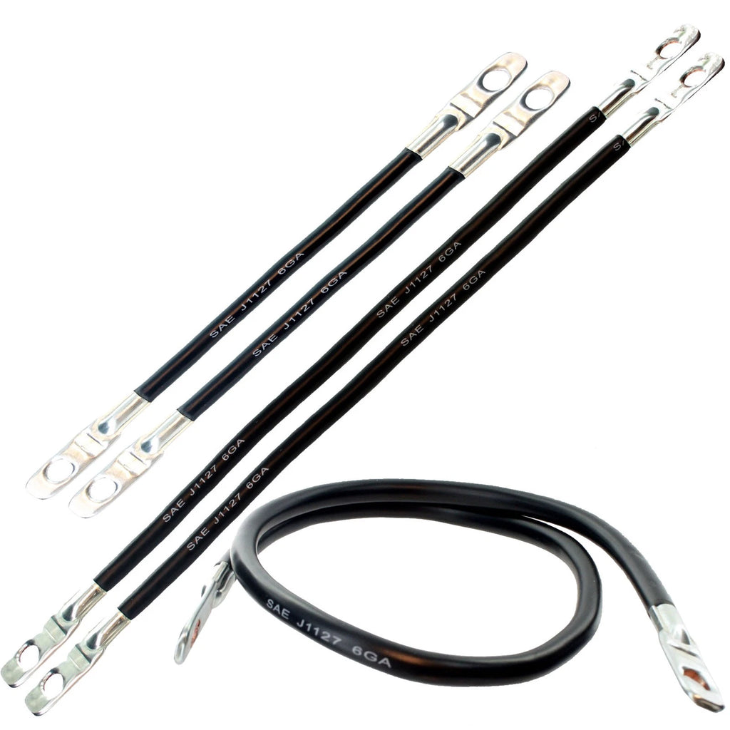 EZ Go X444 Marathon 6G AWG (2) 9" (2) 16" (1) 21" Battery Cable Set