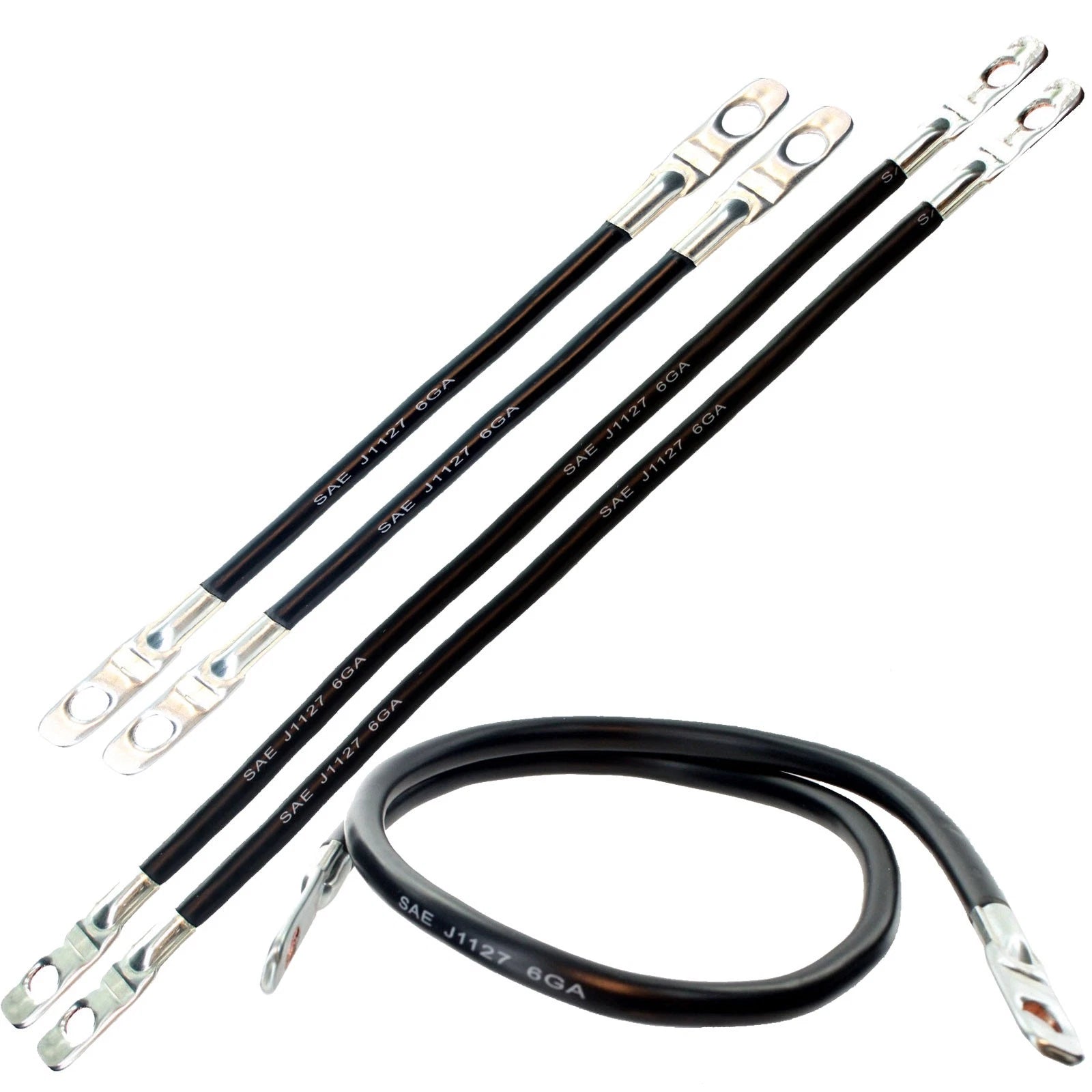 EZ Go X444 Marathon 6G AWG (2) 9" (2) 16" (1) 21" Battery Cable Set