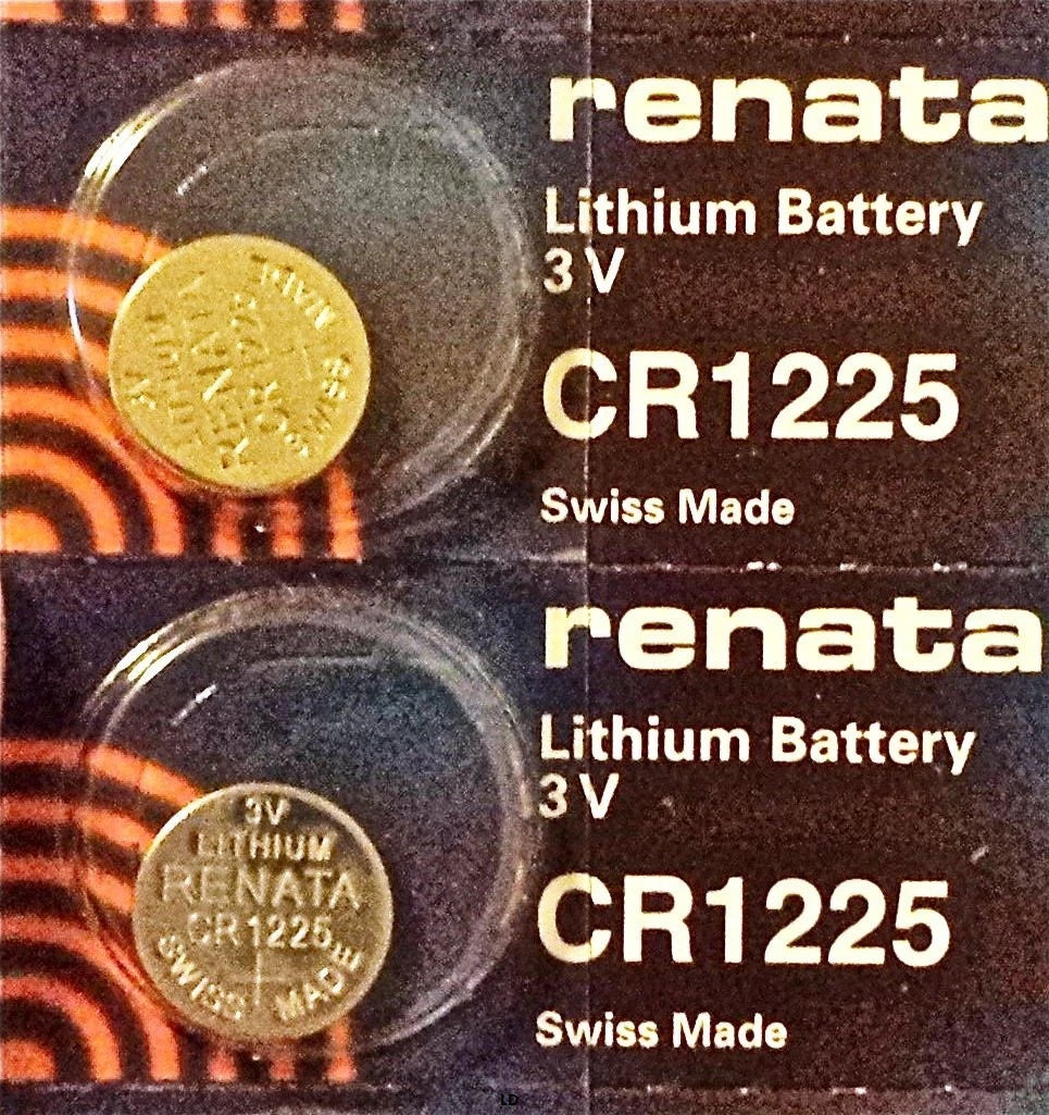 CR1225 RENATA WATCH BATTERIES (2piece) BR1225 ECR1225 New Authorized Seller