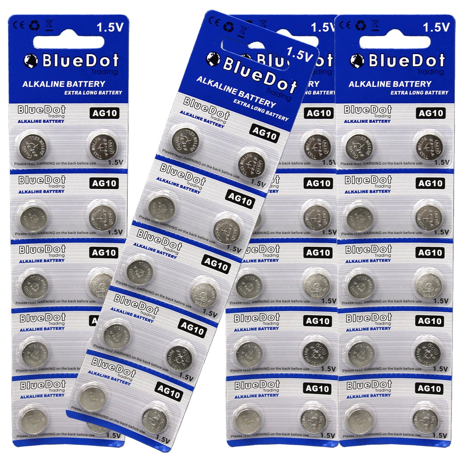 40 pcs AG10 LR1130 389A LR54 L1131 189 Alkaline Battery V10 GA M5 ~ CA Seller