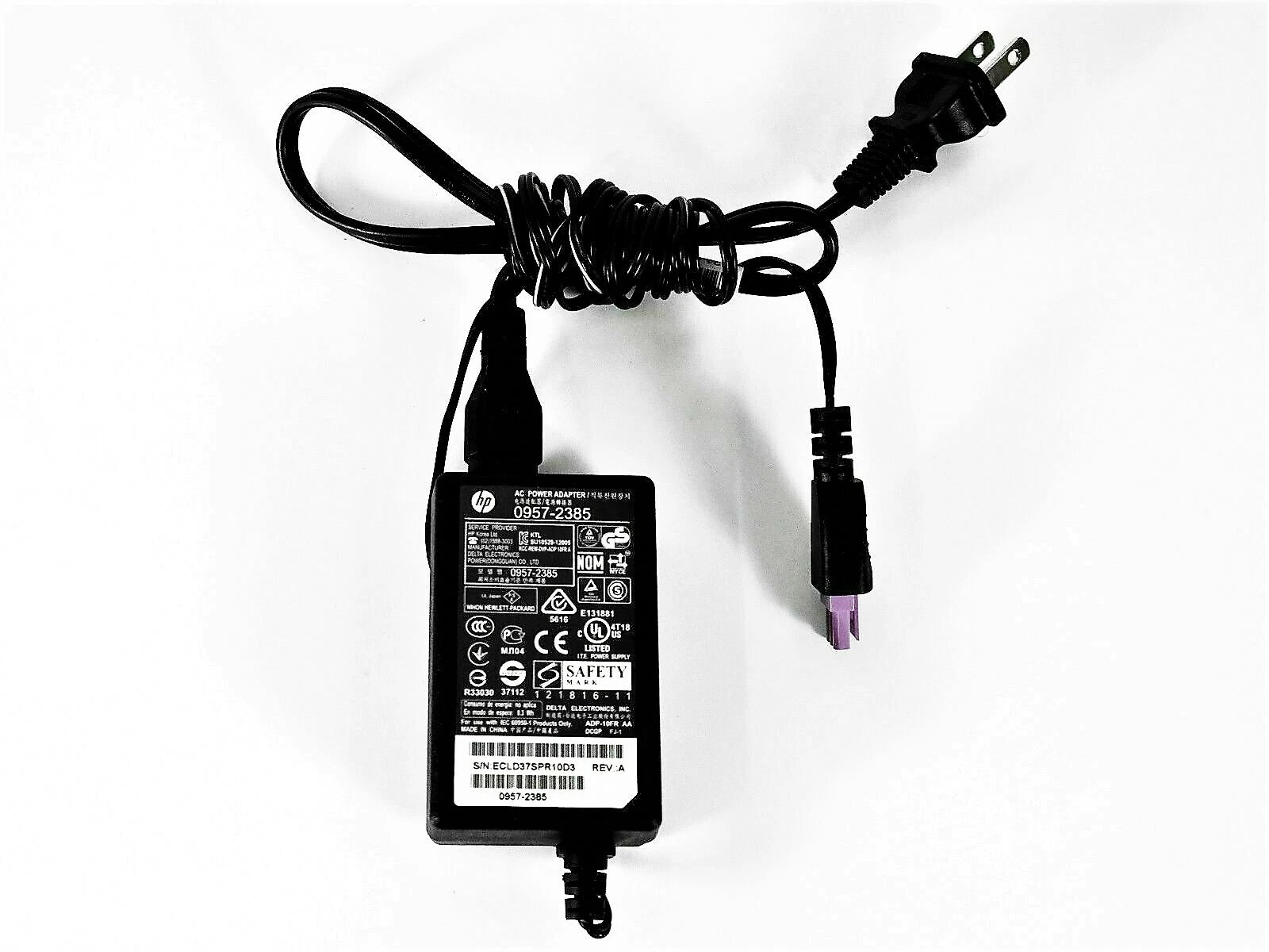 NEW Genuine 10W HP AC Power Adapter Model 0957-2385 +22V 455mA ADP-10FR AA 3-Pin