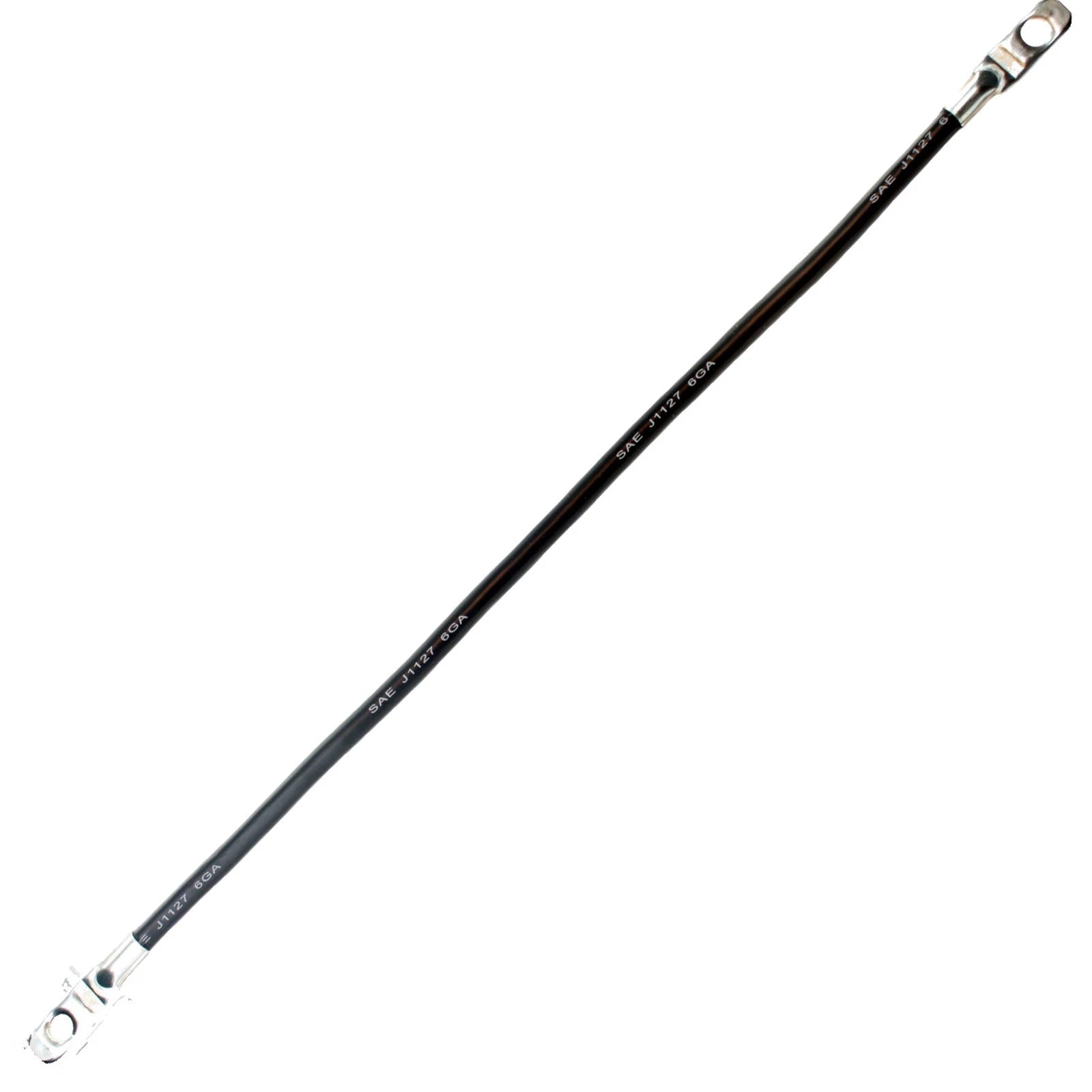 6 Gauge AWG 16" Golf Cart Battery Cable with 5/16" Lugs Zinc Plated