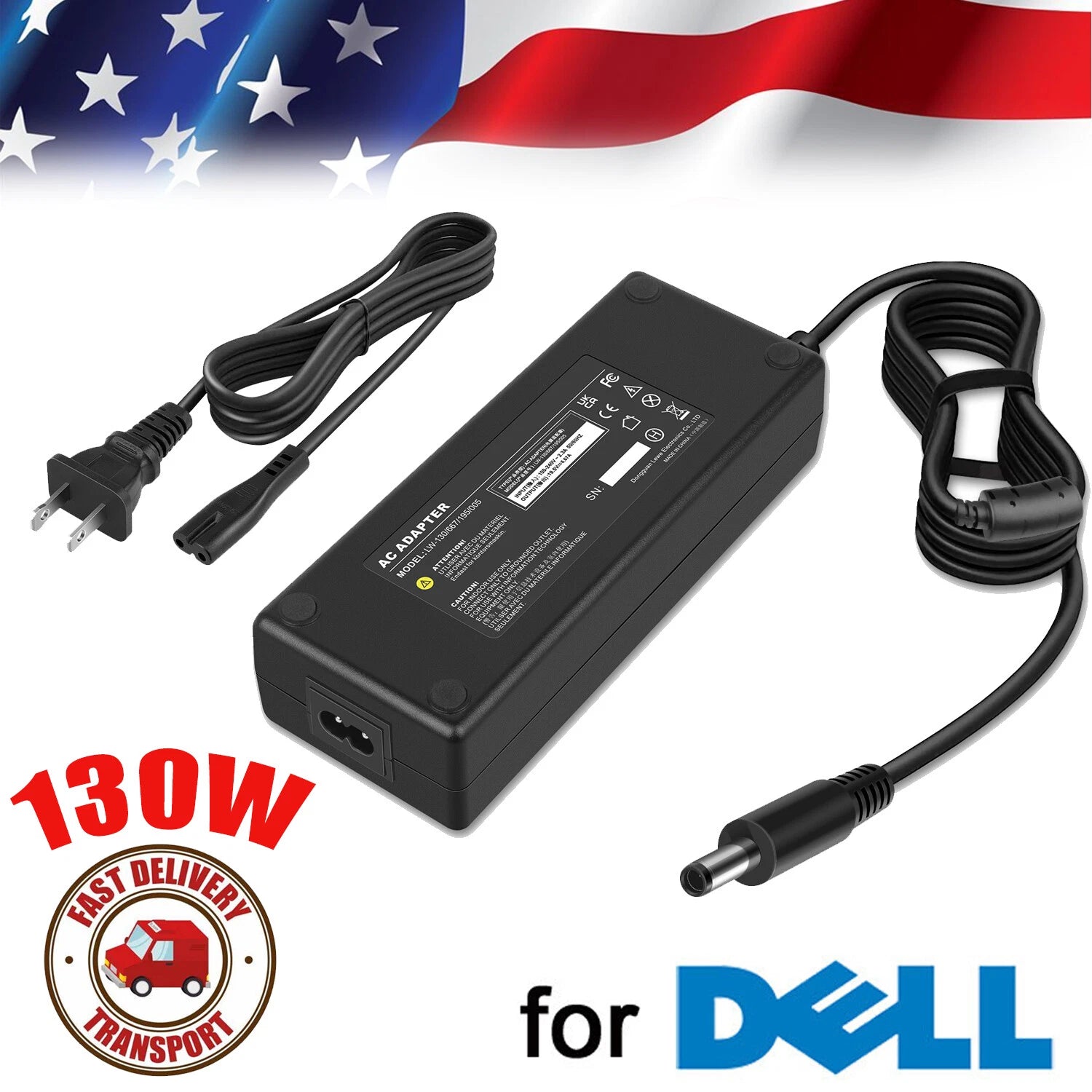 Power AC Adapter for Dell Precision M3800 M2800 5510 5520 5530 Laptop Charger US