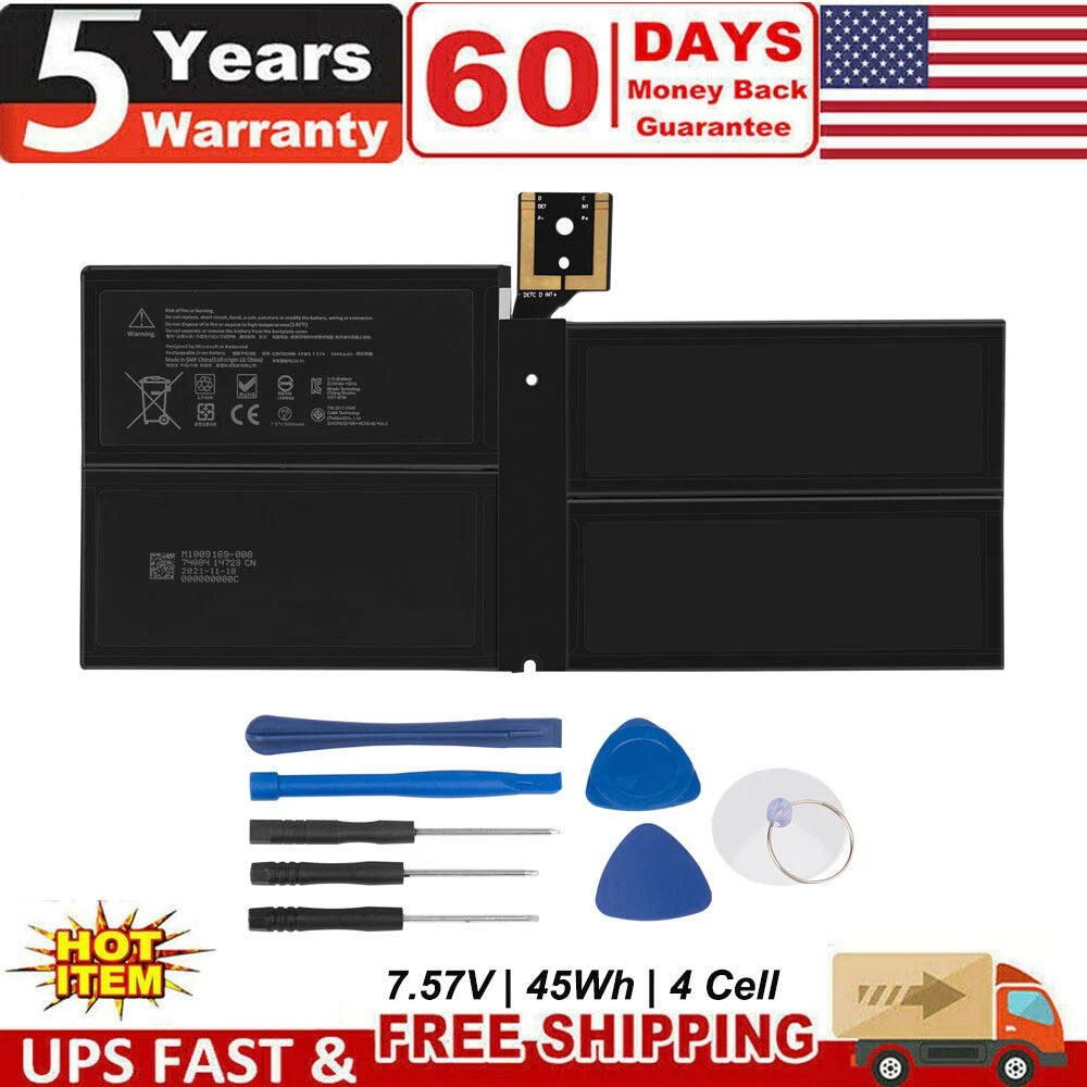 ?Battery for Microsoft Surface Pro 6 Model 1807/1809/1796 2018 12.3" G3HTA038H