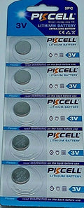 CR1225 PKCELL WATCH BATTERY BR1225 ECR1225 (5 piece) USA Authorized Seller