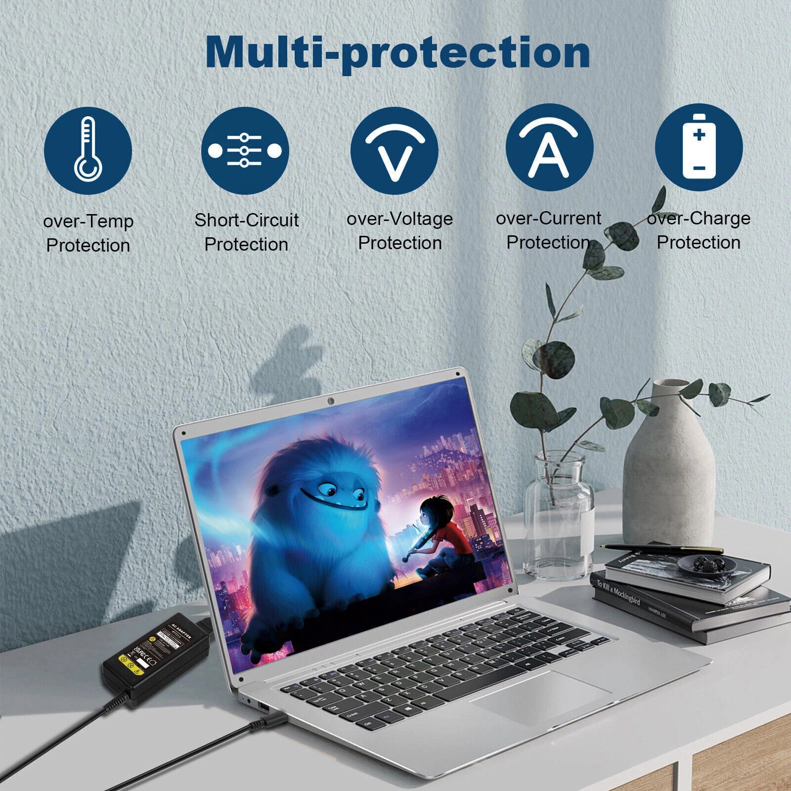 45W USB-C Type-C Adapter Laptop Charger For HP Chromebook x360 14 G5 11 G6 G7 EE