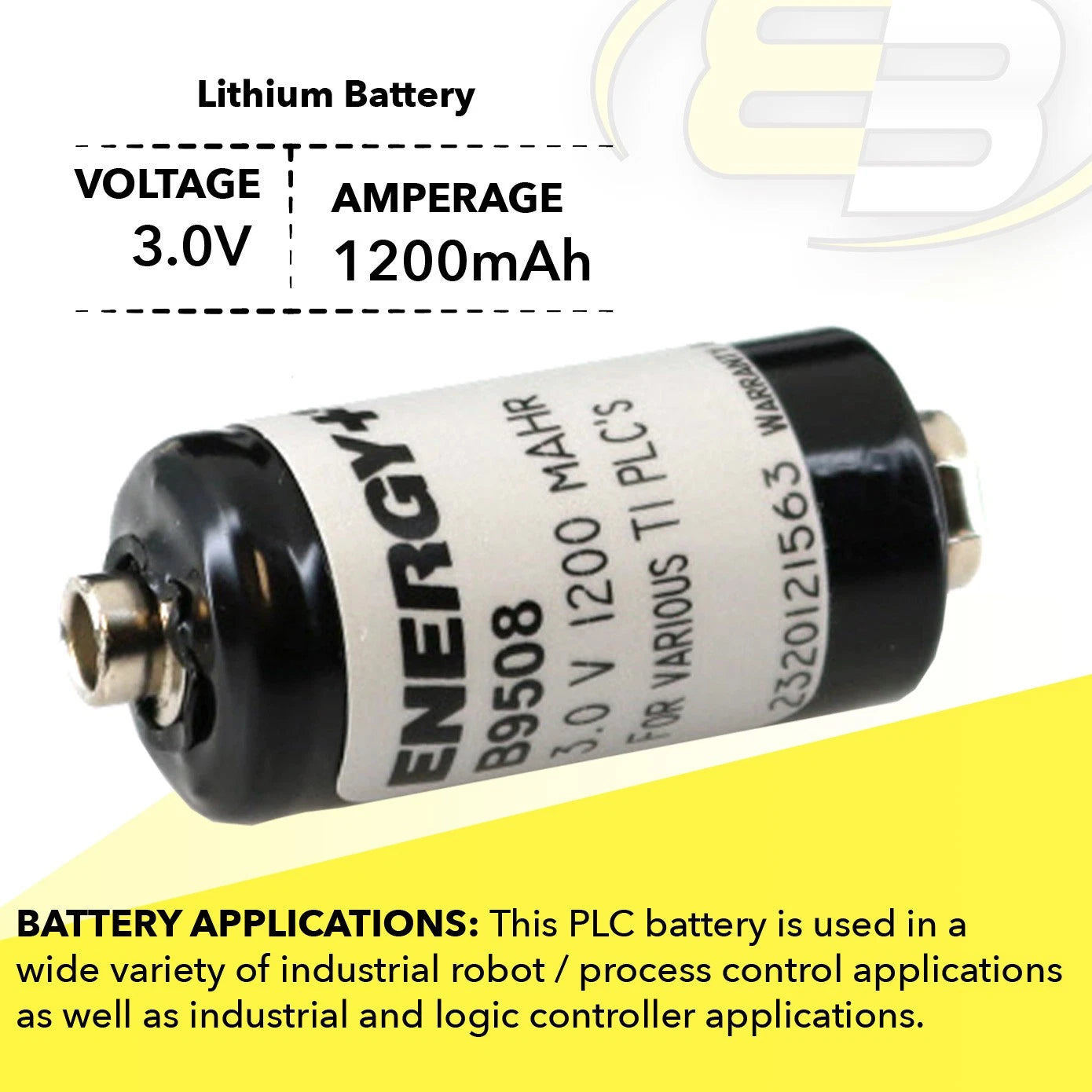 3x PLC 3V 1200mAh Battery Compatible With Energy+ Texas Instruments 505 510 525
