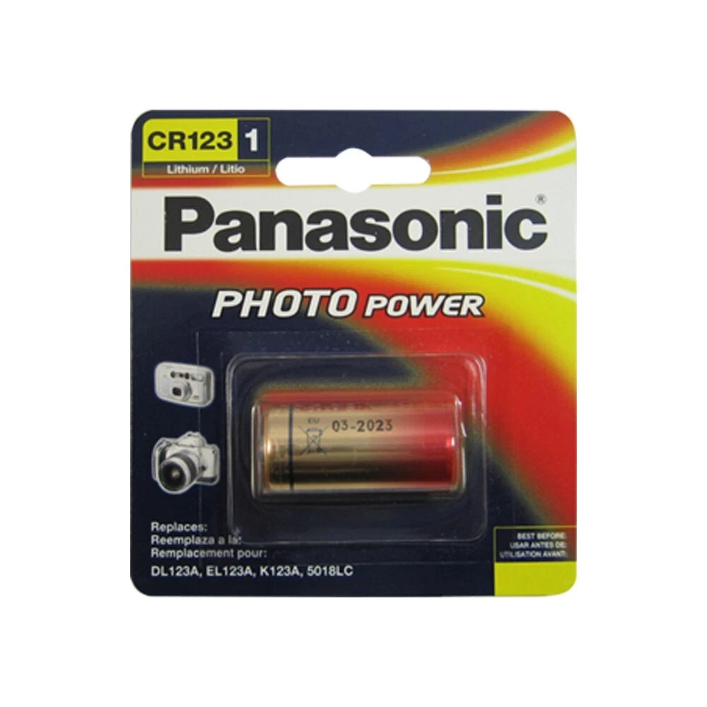 12x Panasonic CR123A Battery CR123