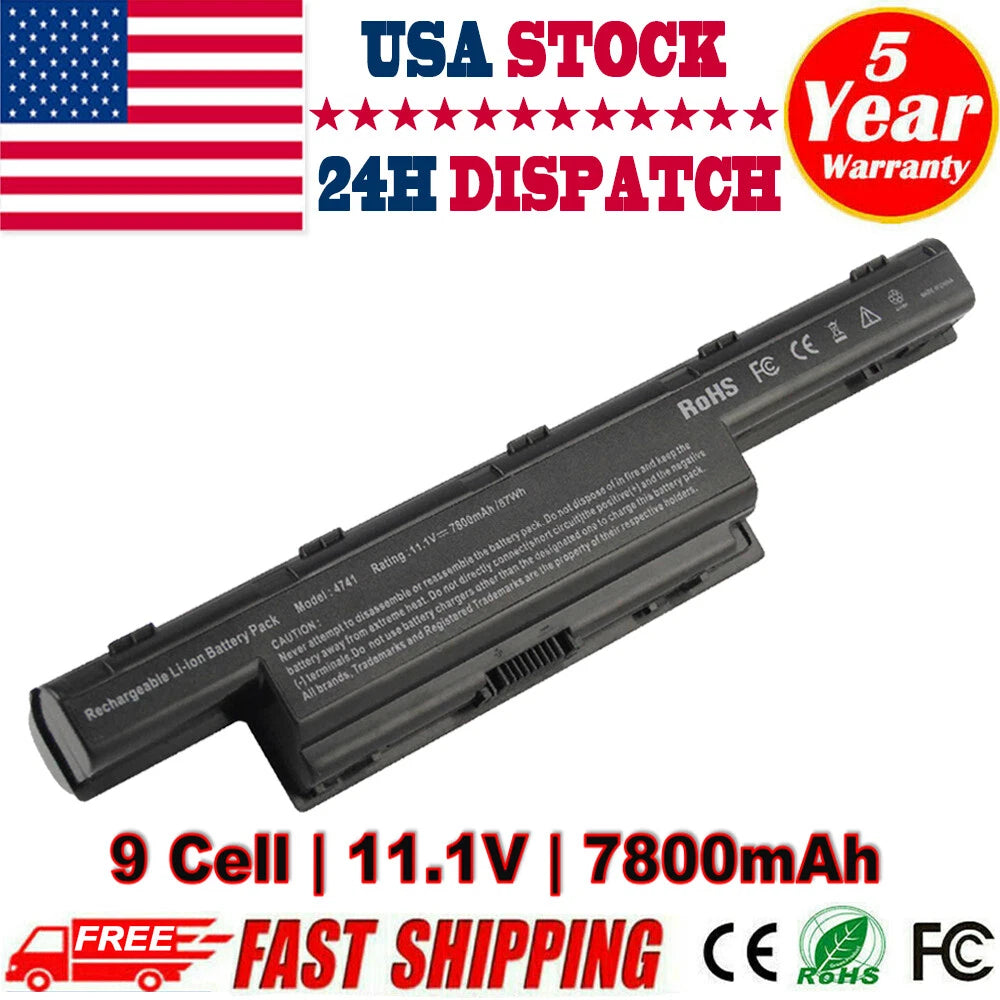 9Cell Battery AS10D31 AS10D51 For Acer Aspire 5250 5251 5253 5251 5336 5349 5551