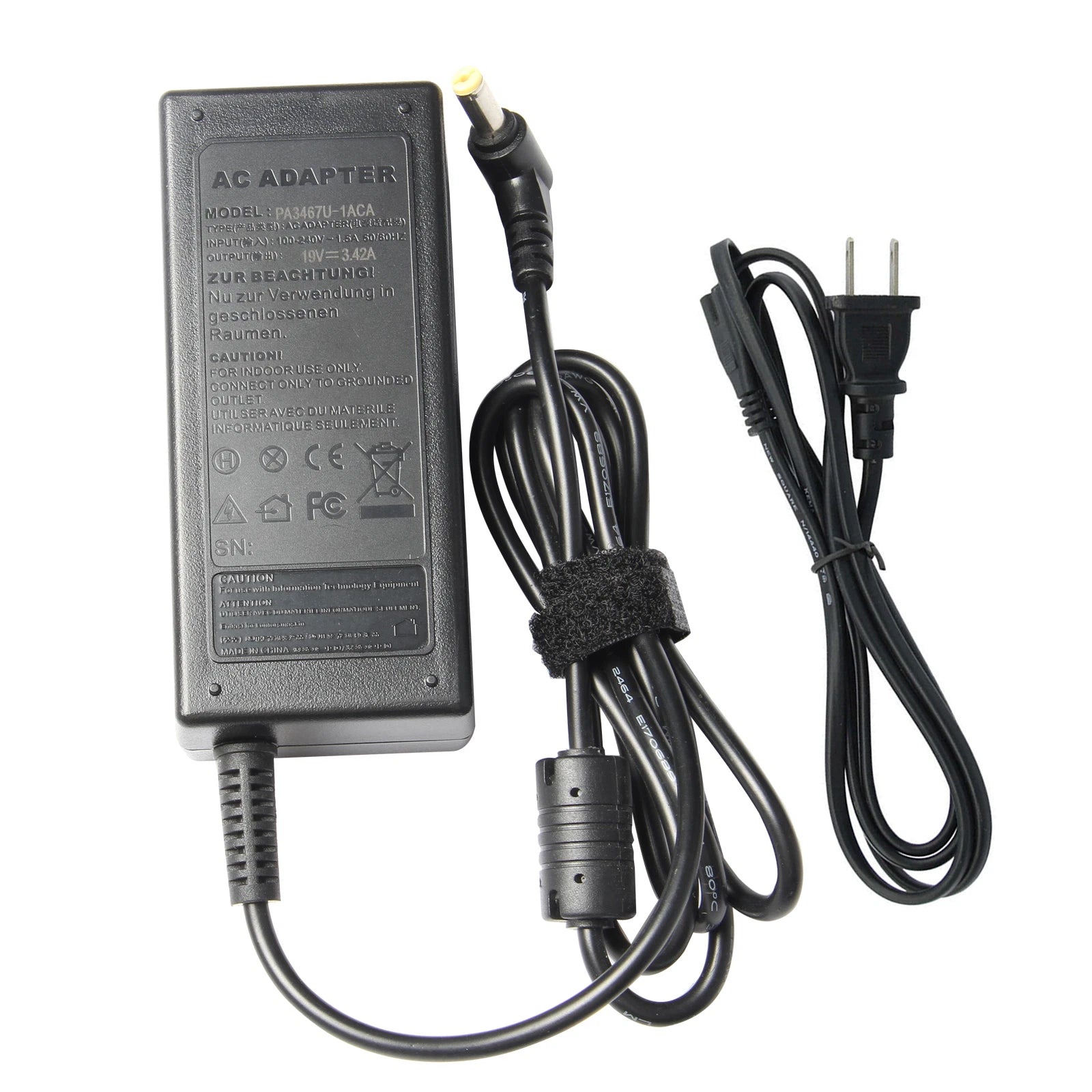 AC Adapter for Acer Aspire 5334-2581 AS5532-5509 5315-2698 Laptop Charger + Cord