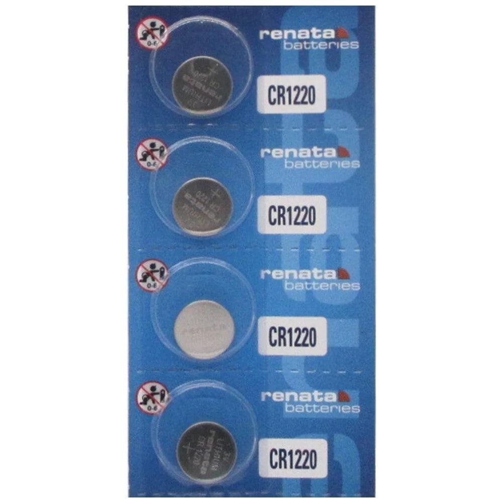 3.0 Volt Renata CR-1220 Battery for Some Dive Computers x 4