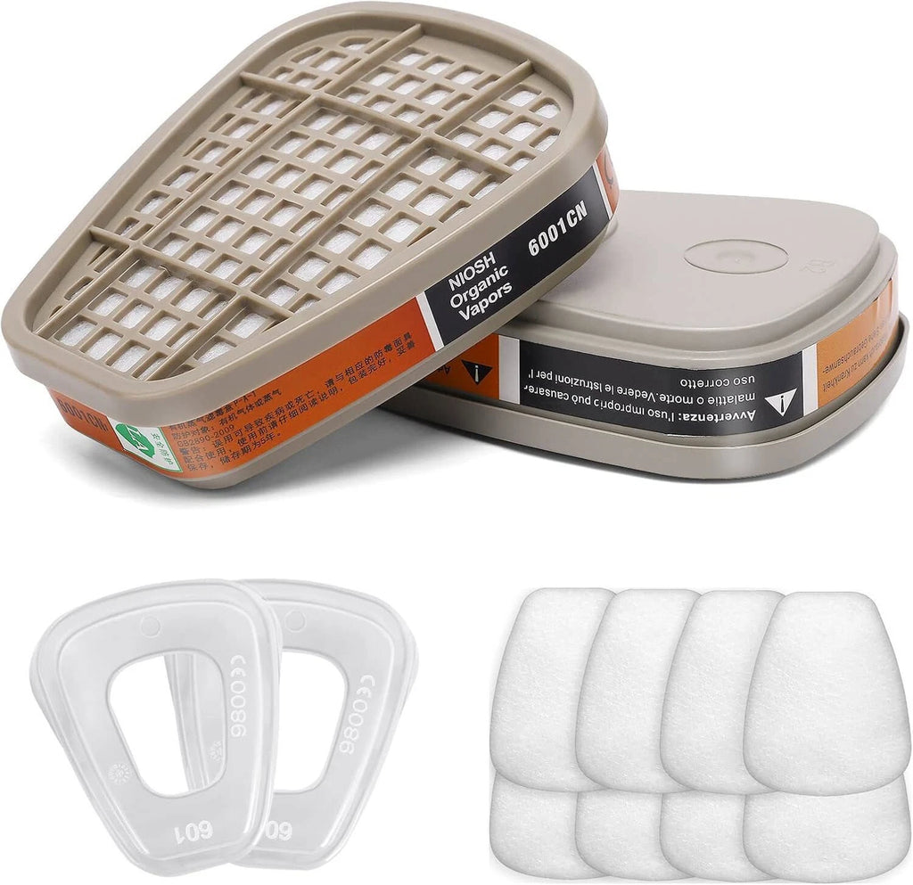 5N11 Cotton Filter/ 6001CN Filter Cartridge/ Cover For 6200 7501 7502 Respirator