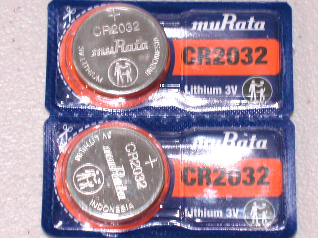 2 pc MURATA CR2032 lithium 3v battery cr 2032 Sony (EXPIRATION DATE 2032)