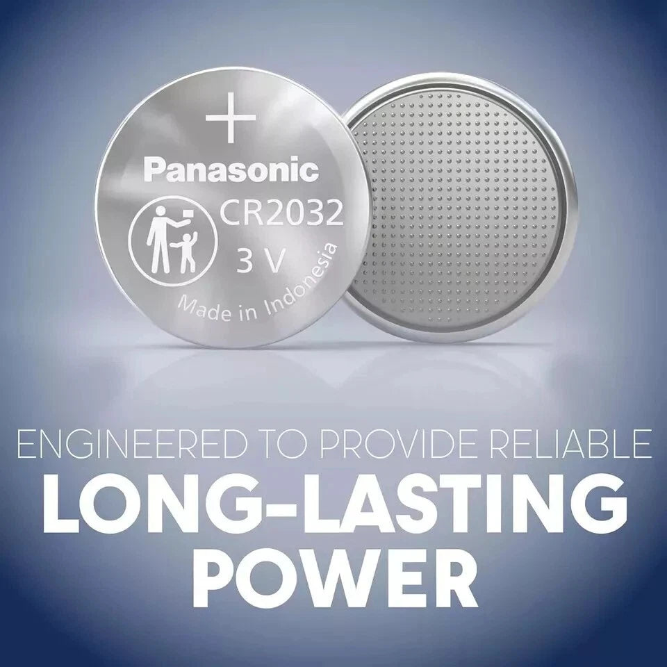 LOT 2-5-10 Panasonic LITHIUM BATTERY 3V CR2032 2032 BR2032 DL2032 Button Cell
