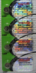 Button Cell Type 362 Battery Maxell 4 Pcs