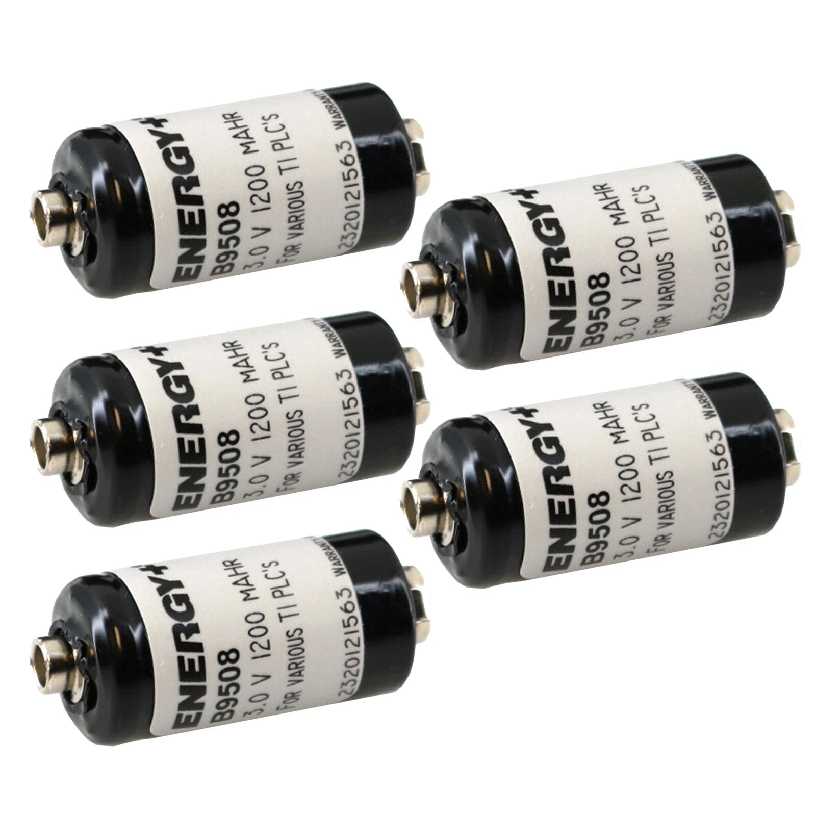 5pc 3V 1200mAh Compatible With Battery Energy+ Texas Instrument 545 2587678-8005