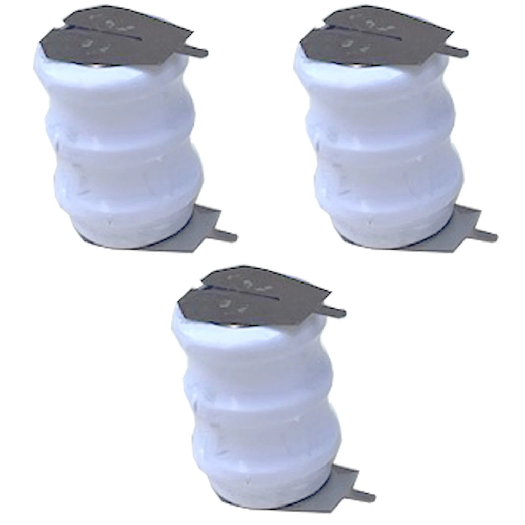 3x Exell 3/V40H-2pin Ni-MH 3.6V 40mAh Rechargeable 2 Pin Button Battery Pack