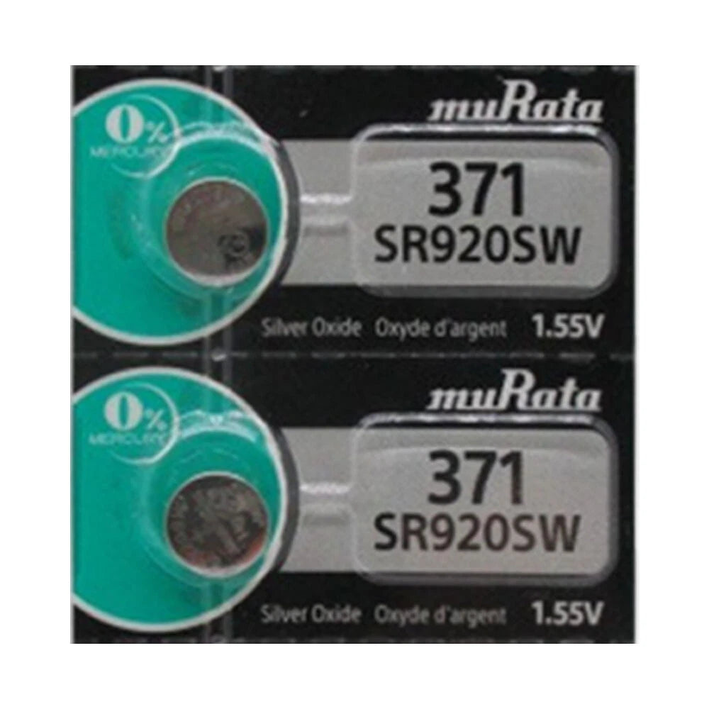 5 Murata Silver Oxide SR920SW SR920W SR920 1.55V Battery - Replaces Sony