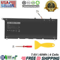 For Dell XPS 13 9360,XPS 13-9360-D1605G Series 7.6V-60Wh Battery PW23Y RNP72 US