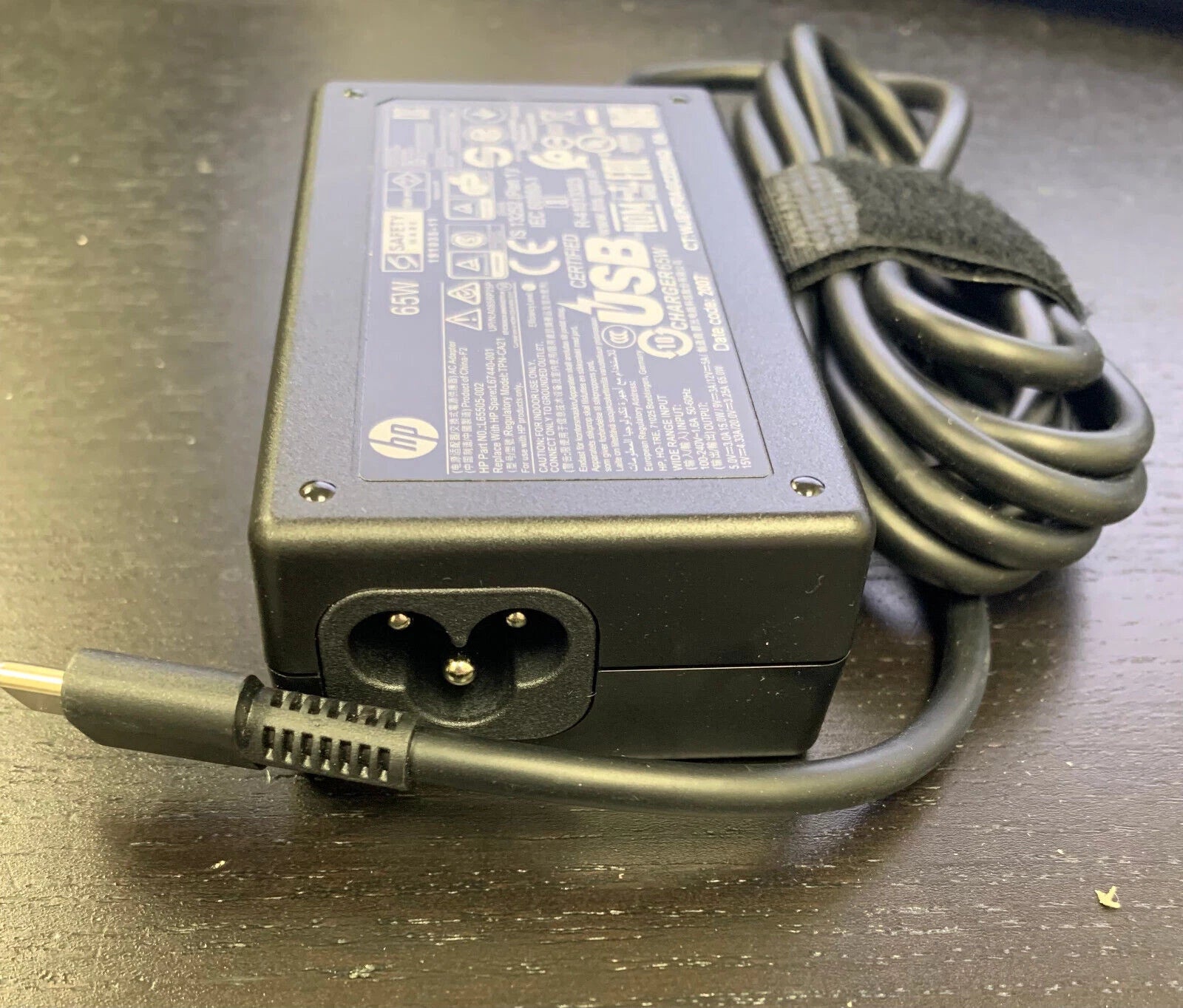 OEM 65W Type C Charger For HP EliteBook X360 1030 G2 G3 G4 TPN-DA20 L67440-001