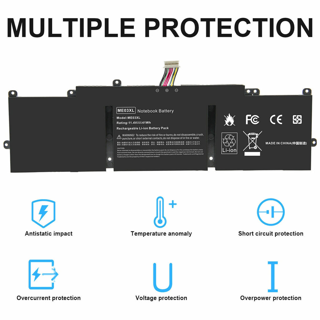 ME03XL Battery For HP Stream 11-d010nr 11-d010wm Ultrabook 787521-005 787089-421