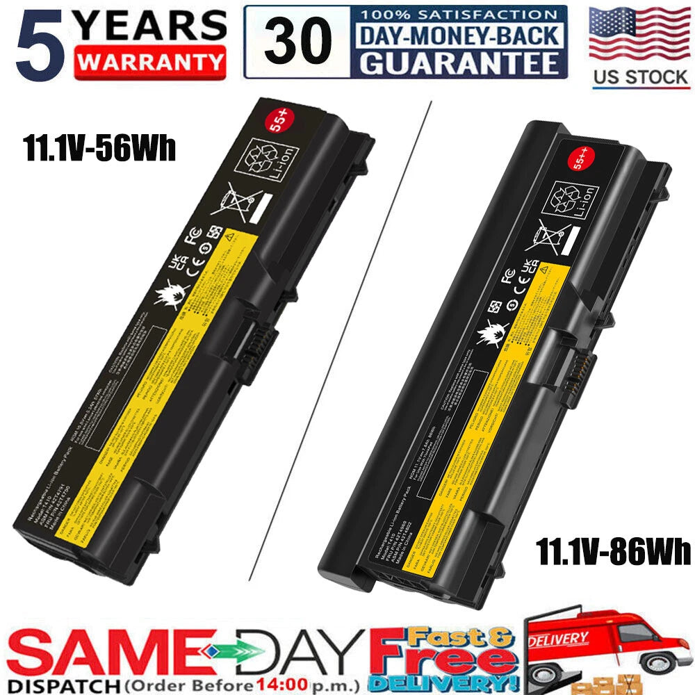 86Wh Battery for Lenovo Thinkpad T410 T420 T510 T520 W510 W520 SL510/Charger