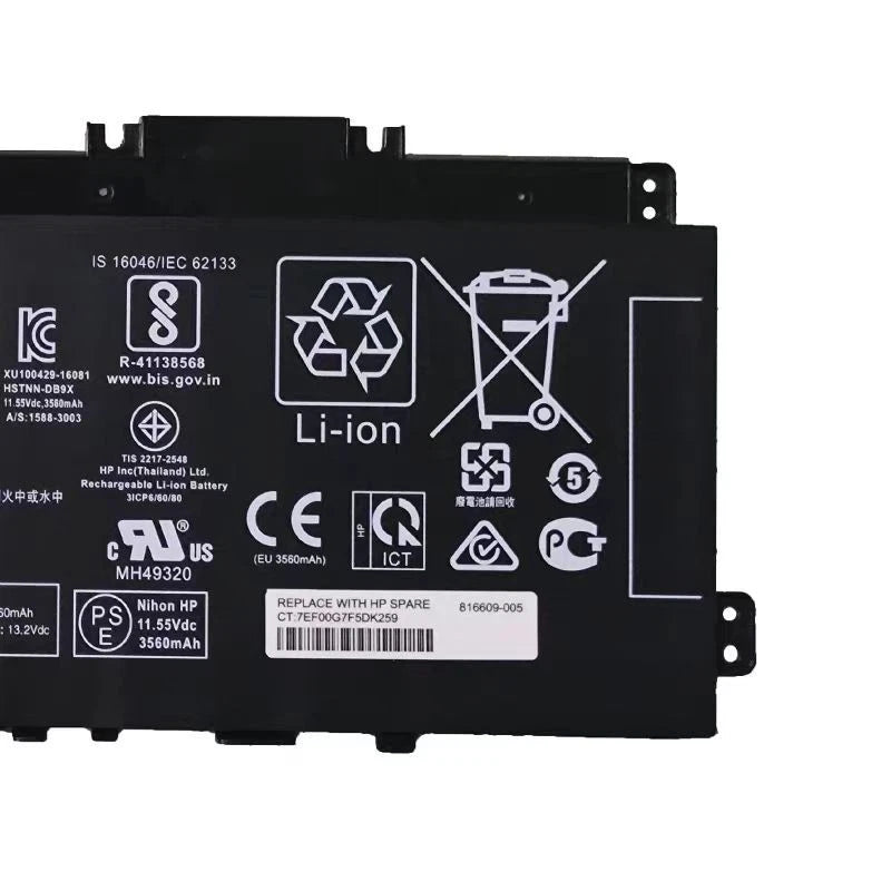 Genuine PP03XL Battery For HP Pavilion x360 13-BB 14-DV 14M-DW 14-DK M01118-421