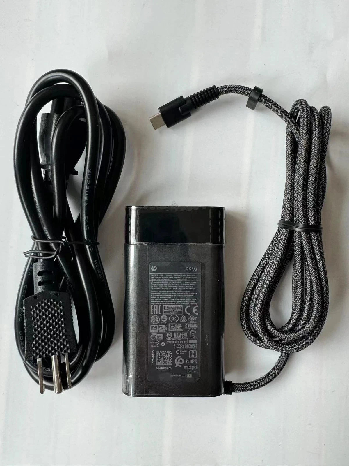 Genuine 65W HP USB C Type C AC Adapter Charger For ENVY 15-EW0013DX 13-bf0013dx