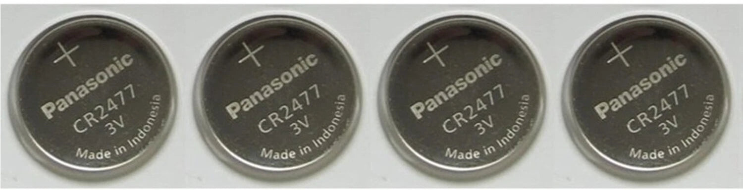 Panasonic CR2477 3V Lithium Battery 4 Pcs Single Use Batteries