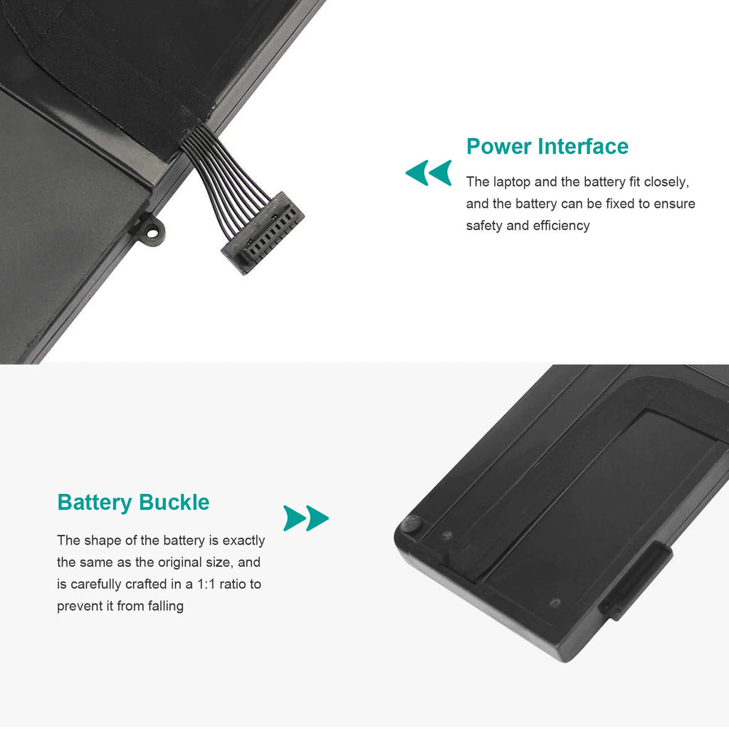 A1382 Battery for Apple MacBook Pro Unibody 15" A1286 2011 2012 2009 2010 A1321
