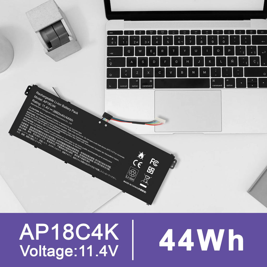 AP18C4K Battery for Acer Aspire 5 A515-43 A515-44G A515-54G 3ICP5/81/68 44Wh
