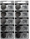 10 CR2025 Energizer Lithium Batteries (2 packs of 5)