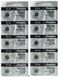 ENERGIZER 393/309 SR754W(10 piece) WATCH BATTERIES NEW SEALED Authorize Seller