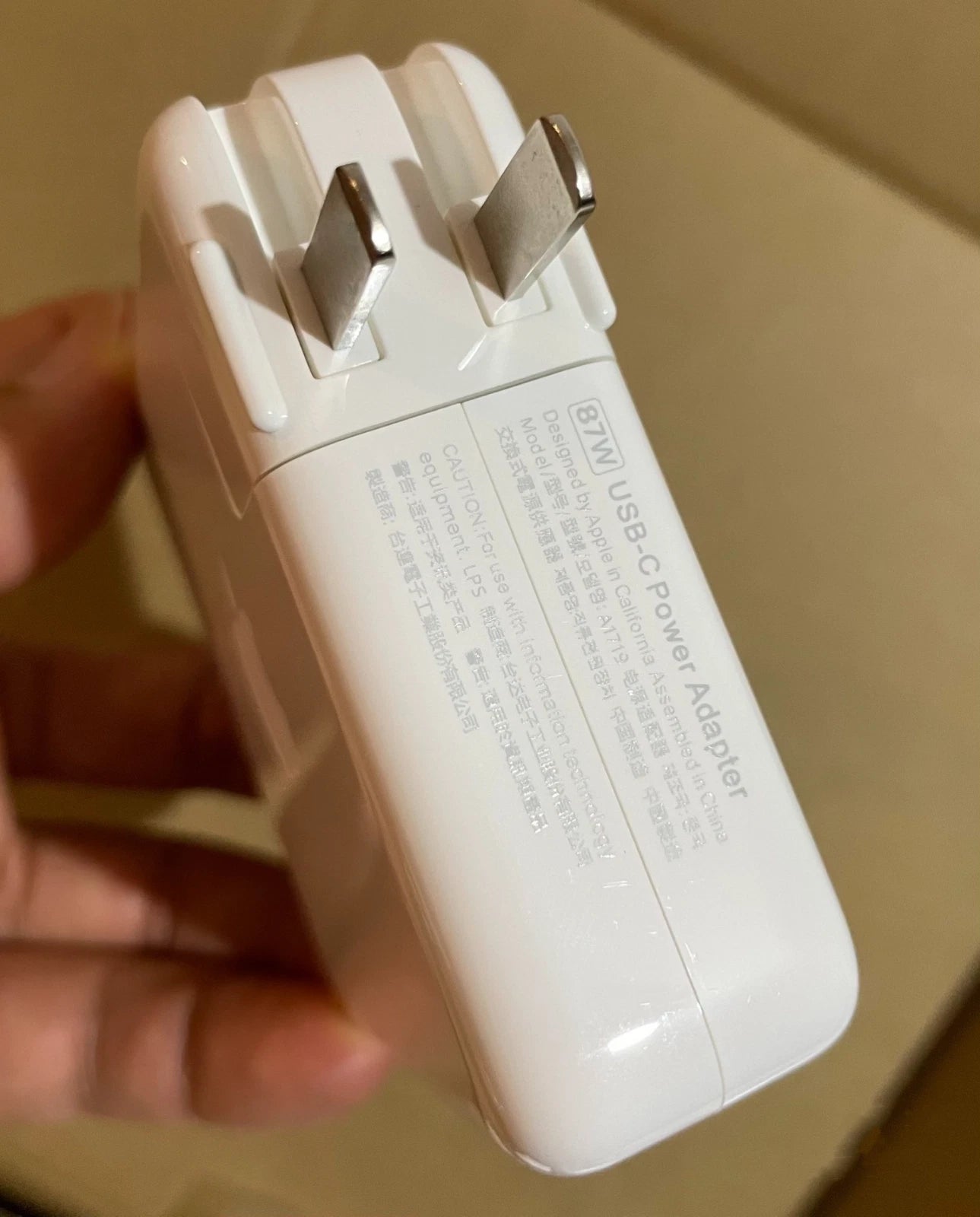OEM 87W USB C Power Adapter Charger for Macbook Pro 15" A1707 A1919 A1990 +Cord